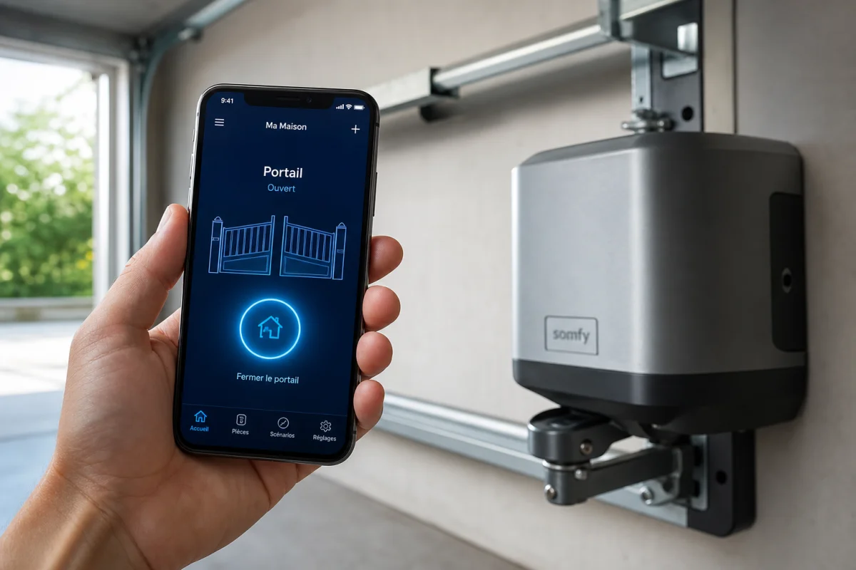 copier telecommande portail sur smartphone