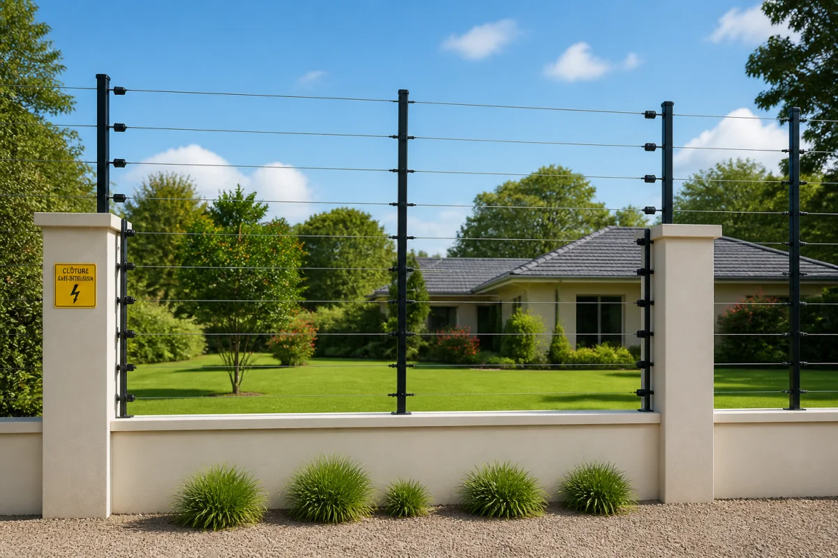 cloture electrique anti intrusion