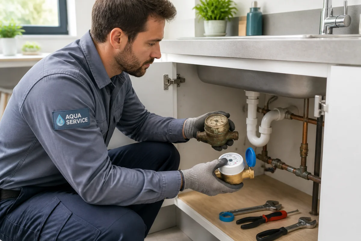 Remplacement d’un compteur d’eau
