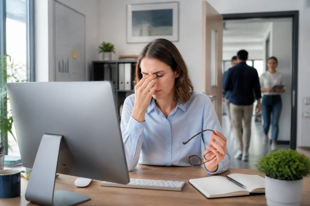 Fatigue visuelle au travail et organisation efficace de l'espace