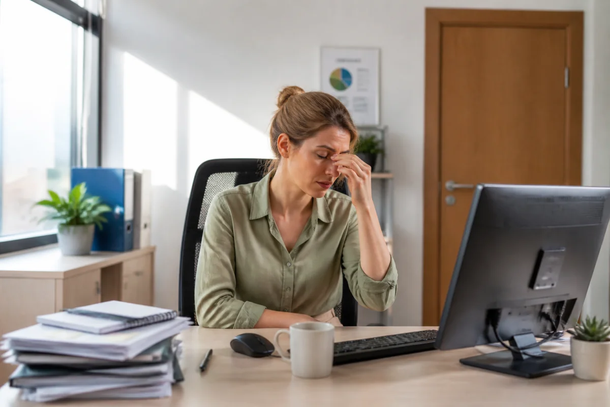 Fatigue visuelle au travail et organisation efficace de l'espace